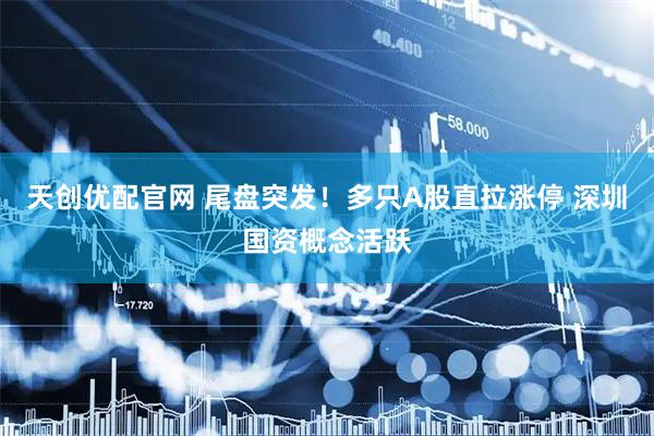 天创优配官网 尾盘突发！多只A股直拉涨停 深圳国资概念活跃